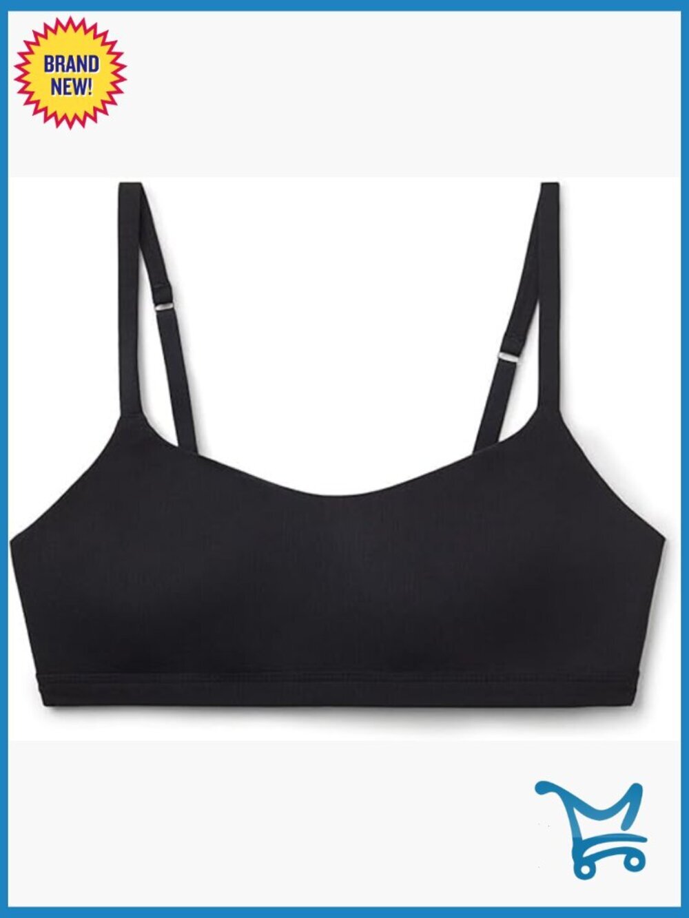 Erica Modal Bralette Demi Cup Wire Free Adjustable Straps U-Back Light Support